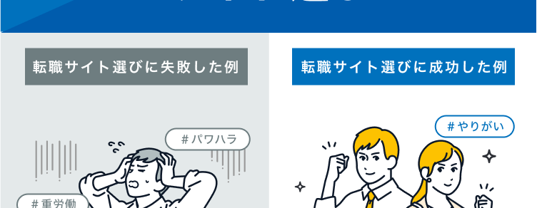 営業職の転職
失敗しないための秘訣は
サイト選び
